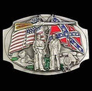 Sports Jewelry & Accessories Sports Accessories - Civil War Belt Buckle Enameled Belt Buckle JM Sports-7