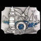 Sports Jewelry & Accessories Sports Accessories - Coastal Scene Enameled Belt Buckle JM Sports-7
