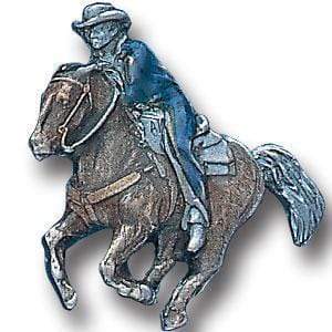 Sports Jewelry & Accessories Sports Accessories - Collector PinSports Accessories - Cowboy on Running Horse JM Sports-7