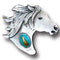 Sports Jewelry & Accessories Sports Accessories - Collector PinSports Accessories - Horsehead and Stone JM Sports-7