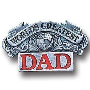 Sports Jewelry & Accessories Sports Accessories - Collector PinSports Accessories - Worlds Greatest Dad JM Sports-7