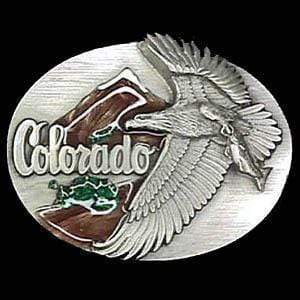 Sports Jewelry & Accessories Sports Accessories - Colorado State Enameled Belt Buckle JM Sports-7