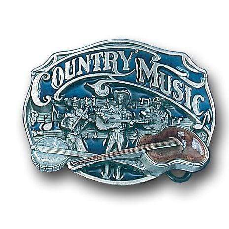 Sports Jewelry & Accessories Sports Accessories - Country Music Enameled Belt Buckle JM Sports-7
