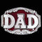 Sports Jewelry & Accessories Sports Accessories - Dad 3D Enameled Belt Buckle JM Sports-7