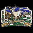 Sports Jewelry & Accessories Sports Accessories - Deer Hunting Enameled Belt Buckle JM Sports-7