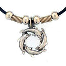 Sports Jewelry & Accessories Sports Accessories - Dolphin Circle Adjustable Cord Necklace JM Sports-7