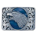 Sports Jewelry & Accessories Sports Accessories - Eagle Head with Scroll Enameled Belt Buckle JM Sports-7