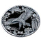 Sports Jewelry & Accessories Sports Accessories - Eagle in Flight with Western Scroll Enameled Belt Buckle JM Sports-7