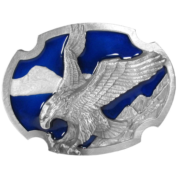 Sports Jewelry & Accessories Sports Accessories - Eagle Landing Enameled Belt Buckle JM Sports-7