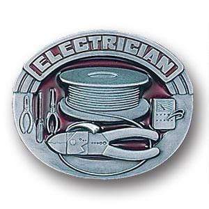 Sports Jewelry & Accessories Sports Accessories - Electrician Enameled Belt Buckle JM Sports-7
