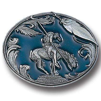 Sports Jewelry & Accessories Sports Accessories - End of the Trail Enameled Belt Buckle JM Sports-7