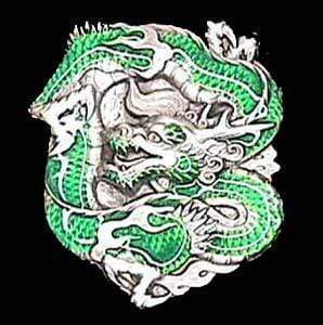 Sports Jewelry & Accessories Sports Accessories - Entwined Serpent Enameled Belt Buckle JM Sports-7