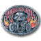 Sports Jewelry & Accessories Sports Accessories - Fear No Evil Skull/Motorcycle Enameled Belt Buckle JM Sports-7