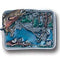 Sports Jewelry & Accessories Sports Accessories - Fishing in River Enameled Belt Buckle JM Sports-7