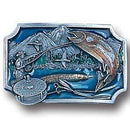Sports Jewelry & Accessories Sports Accessories - Fly Fishing Enameled Belt Buckle JM Sports-7