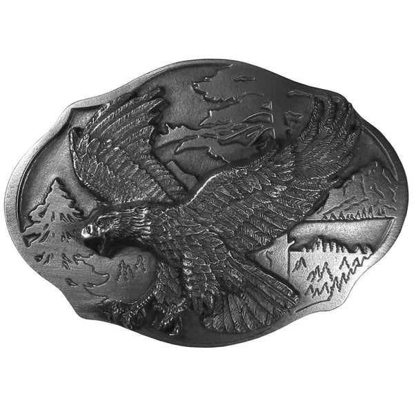 Sports Jewelry & Accessories Sports Accessories - Flying Eagle  Antiqued Belt Buckle JM Sports-7