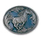 Sports Jewelry & Accessories Sports Accessories - Galloping Horse Enameled Belt Buckle JM Sports-7