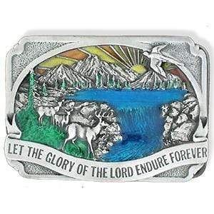Sports Jewelry & Accessories Sports Accessories - Glory of the Lord Enameled Belt Buckle JM Sports-7