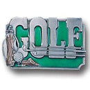 Sports Jewelry & Accessories Sports Accessories - Golf with Clubs Enameled Belt Buckle JM Sports-7