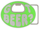Sports Jewelry & Accessories Sports Accessories - Got Beer? Belt Buckle Neon Green Enameled Belt Buckle JM Sports-7
