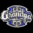 Sports Jewelry & Accessories Sports Accessories - Grandpa with Scroll Enameled Belt Buckle JM Sports-7