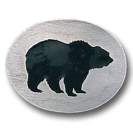 Sports Jewelry & Accessories Sports Accessories - Grizzly Silhouette Enameled Belt Buckle JM Sports-7