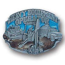 Sports Jewelry & Accessories Sports Accessories - Heavy Equipment Enameled Belt Buckle JM Sports-7