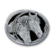 Sports Jewelry & Accessories Sports Accessories - Horse Heads (Diamond Cut) Enameled Belt Buckle JM Sports-7