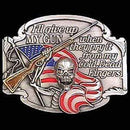Sports Jewelry & Accessories Sports Accessories - I'll Give Up My Gun Enameled Belt Buckle JM Sports-7
