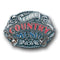 Sports Jewelry & Accessories Sports Accessories - I Love Country Music Enameled Belt Buckle JM Sports-7