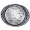 Sports Jewelry & Accessories Sports Accessories - Indianhead Nickel Antiqued Belt Buckle JM Sports-7
