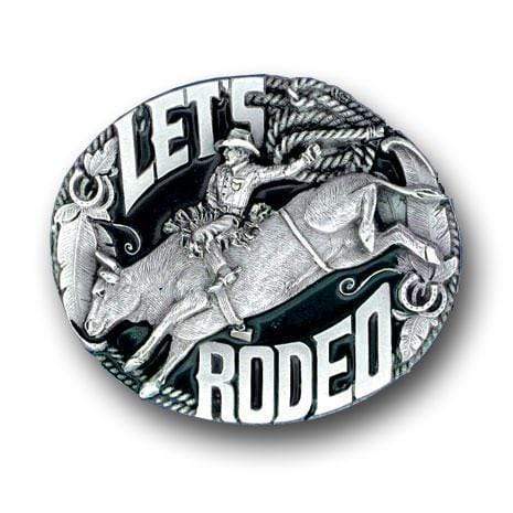 Sports Jewelry & Accessories Sports Accessories - Let's Rodeo Enameled Belt Buckle JM Sports-7