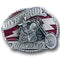 Sports Jewelry & Accessories Sports Accessories - Live to Ride "Skeleton on Bike" Enameled Belt Buckle JM Sports-7
