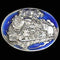 Sports Jewelry & Accessories Sports Accessories - Locomotive Enameled Belt Buckle JM Sports-7