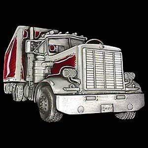 Sports Jewelry & Accessories Sports Accessories - Long Nose Truck Enameled Belt Buckle JM Sports-7