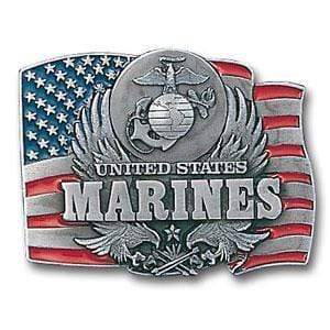 Sports Jewelry & Accessories Sports Accessories - Marines Enameled Belt Buckle JM Sports-7