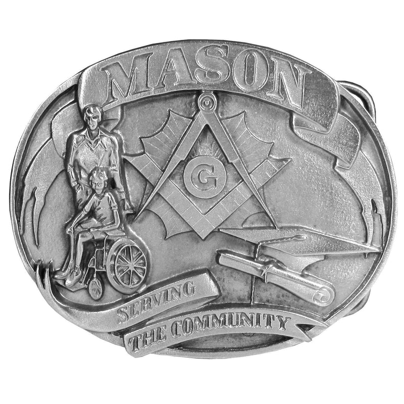 Sports Jewelry & Accessories Sports Accessories - Mason Antiqued Belt Buckle JM Sports-7
