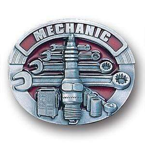 Sports Jewelry & Accessories Sports Accessories - Mechanic 3D Enameled Belt Buckle JM Sports-7