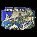 Sports Jewelry & Accessories Sports Accessories - Michigan Enameled Belt Buckle JM Sports-7