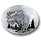 Sports Jewelry & Accessories Sports Accessories - Moose in River Enameled Belt Buckle JM Sports-7