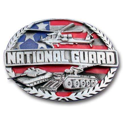 Sports Jewelry & Accessories Sports Accessories - National Guard Enameled Belt Buckle JM Sports-7