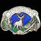 Sports Jewelry & Accessories Sports Accessories - Oregon Elk Enameled Belt Buckle JM Sports-7