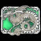 Sports Jewelry & Accessories Sports Accessories - Oriental Dragon with Scroll Enameled Belt Buckle JM Sports-7