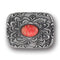 Sports Jewelry & Accessories Sports Accessories - Pink Stone with Western Scroll Rhinestone Belt Buckle JM Sports-7