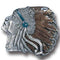 Sports Jewelry & Accessories Sports Accessories - Pontiac Indian Enameled Belt Buckle JM Sports-7
