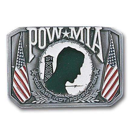 Sports Jewelry & Accessories Sports Accessories - POW MIA Enameled Belt Buckle JM Sports-7