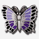 Sports Jewelry & Accessories Sports Accessories - Purple Butterfly Enameled Belt Buckle JM Sports-7