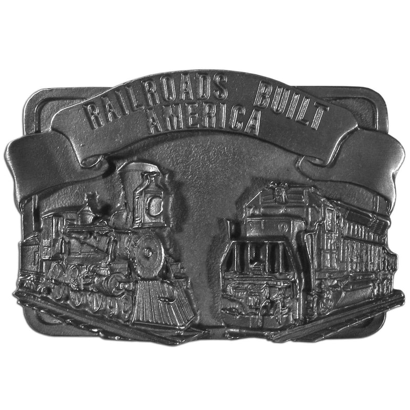 Sports Jewelry & Accessories Sports Accessories - Railroad Antiqued Belt Buckle JM Sports-7