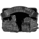 Sports Jewelry & Accessories Sports Accessories - Railroad Buckle Enameled Belt Buckle JM Sports-7