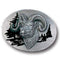Sports Jewelry & Accessories Sports Accessories - Ram's Head Profile Enameled Belt Buckle JM Sports-7